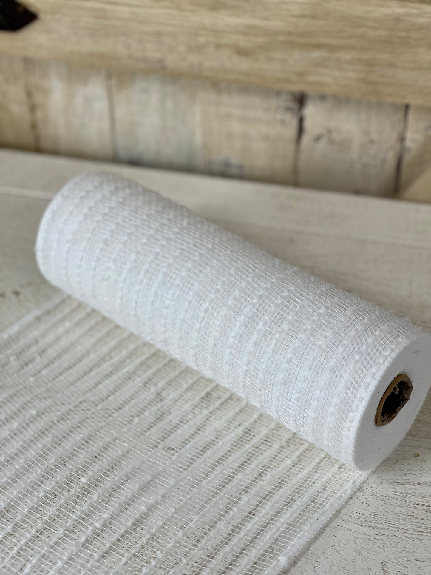 10.25 Inch By 10 Yard White Netting With Snowdrift
