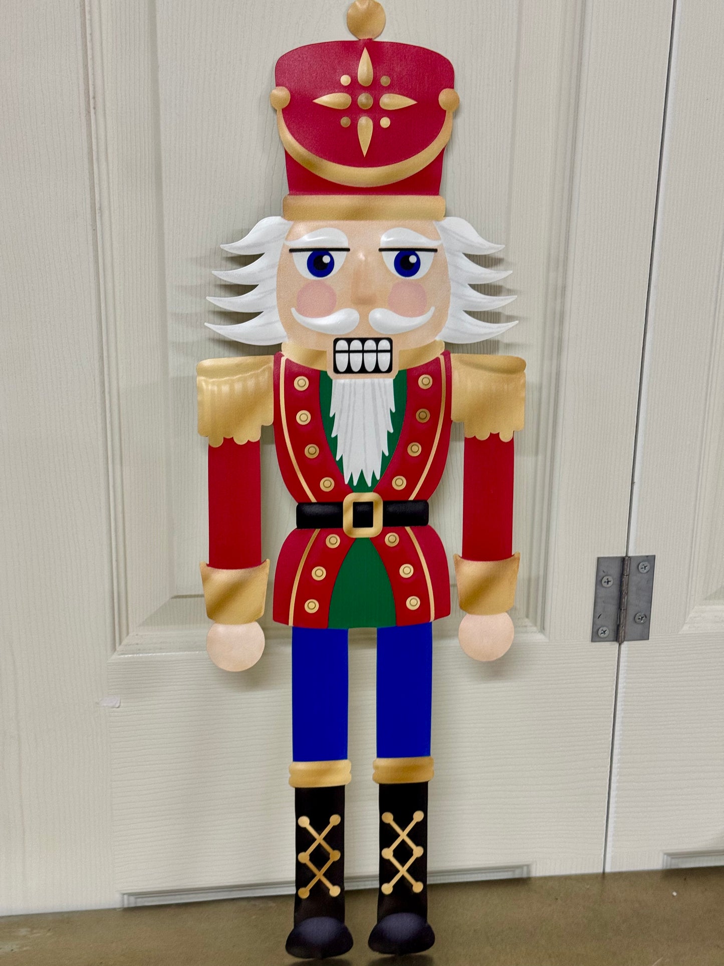 24 Inch Large Traditional Nutcracker Metal Sign