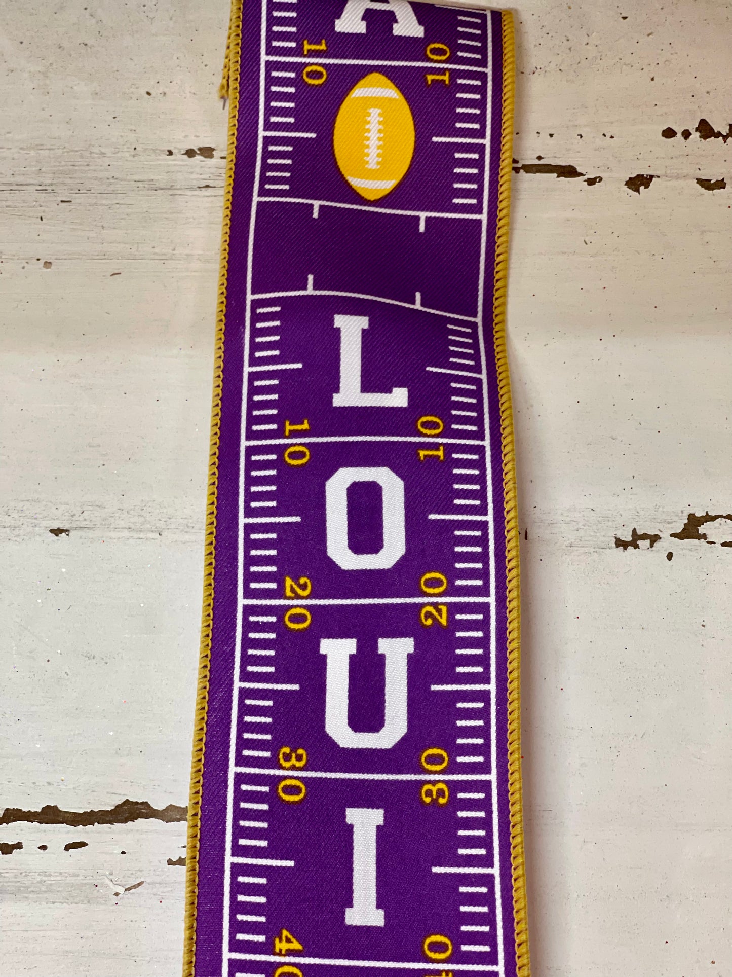 Field Ribbon 2.5 Inch By 10 Yard Louisiana Football Field Ribbon – TMIGifts