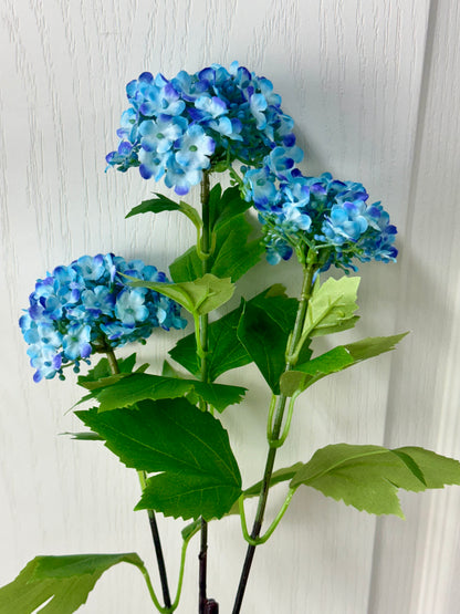 28 Inch Blue Snowball Spray