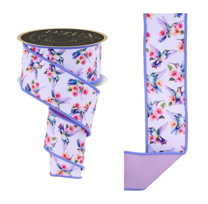 2.5 Inch By 10 Yard Hummingbird Ribbon
