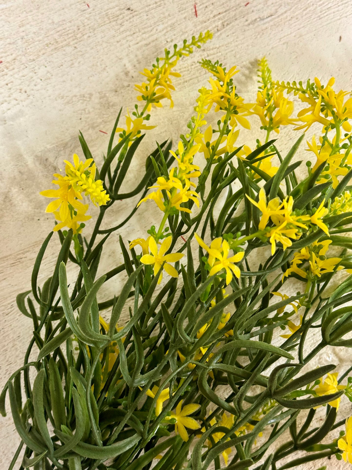 19 Inch Yellow And Green Spike Flower Bush