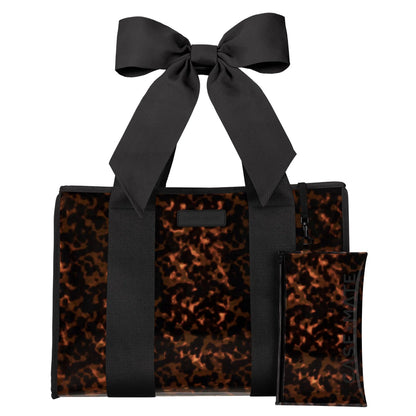 Case Mate Jelly Tote With Phone Pouch Tortoise Shell Bow