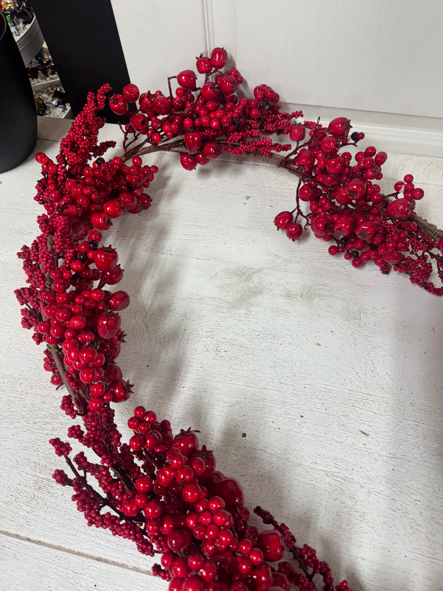 6 Foot Red Berry Garland