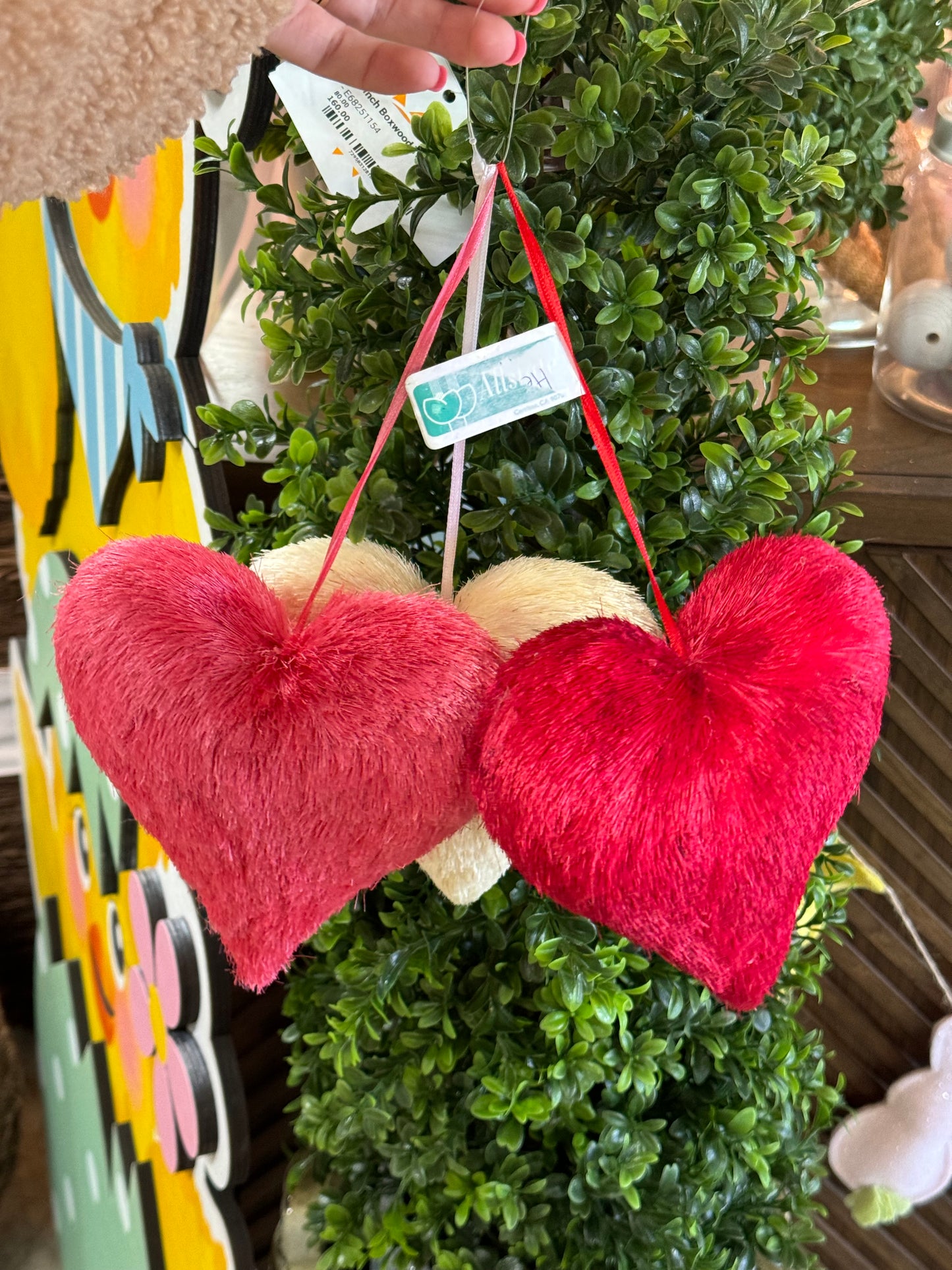 6.5 Inch Bundle Of Hanging Hearts