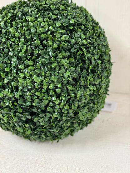 15.5 Inch Artificial Boxwood Topiary Ball