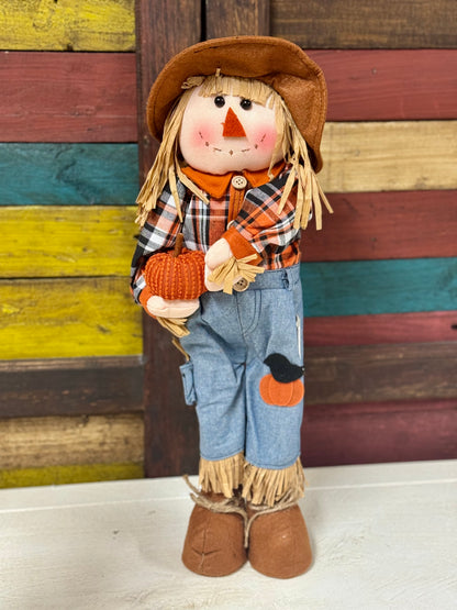 Fall Standing Scarecrow Boy Or Girl