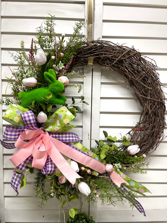 Easter Grapevine Premade Wreath