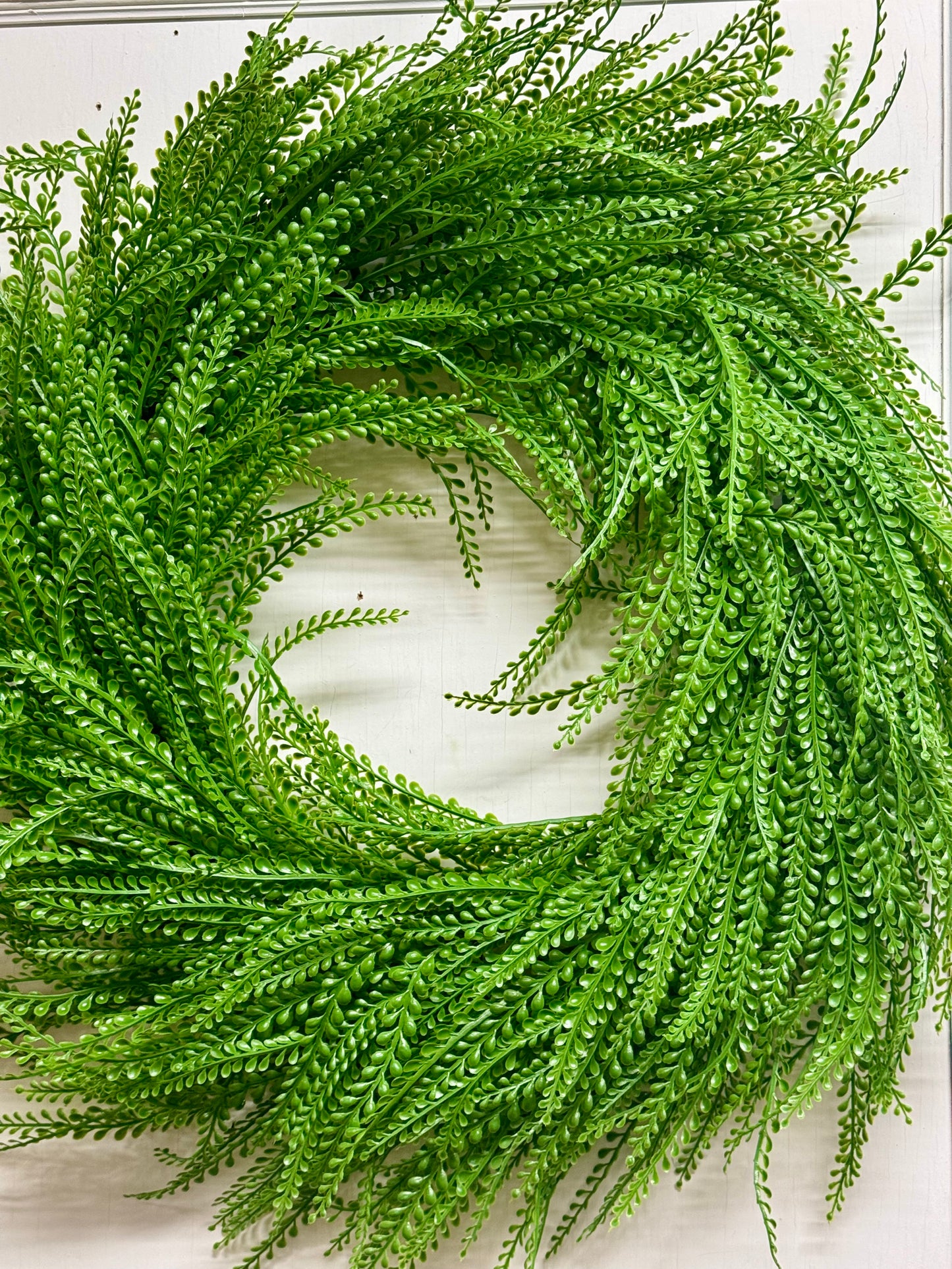 22 Inch Green Bead Grass Wreath