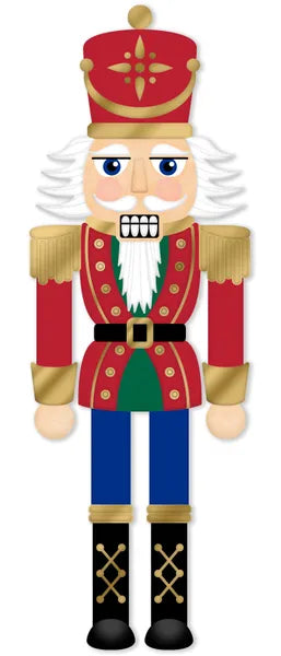 12 Inch Traditional Nutcracker Metal Sign