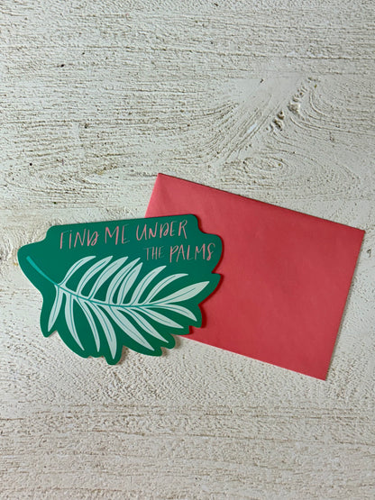 Palm Leaf Notecards with Envelopes