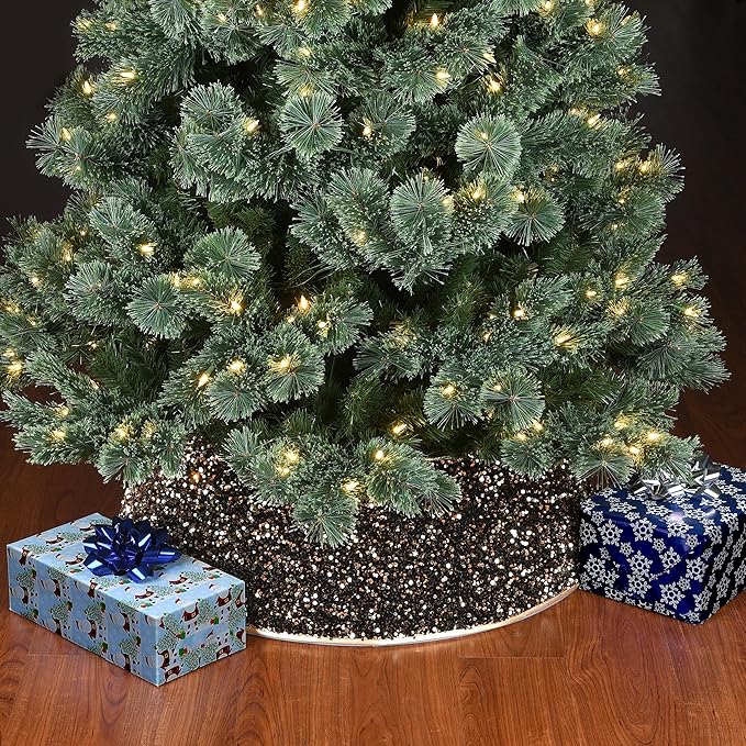 30 Inch Christmas Tree Collar Gold