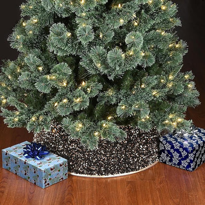 30 Inch Christmas Tree Collar Gold