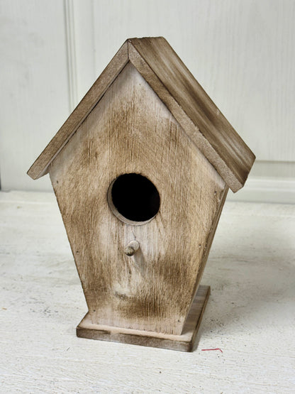 9 Inch Wood Birdhouse
