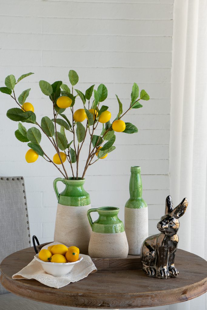 33.5 Inch Yellow Lemon Spray