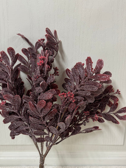 14 Inch Red Spice Leaf Bush