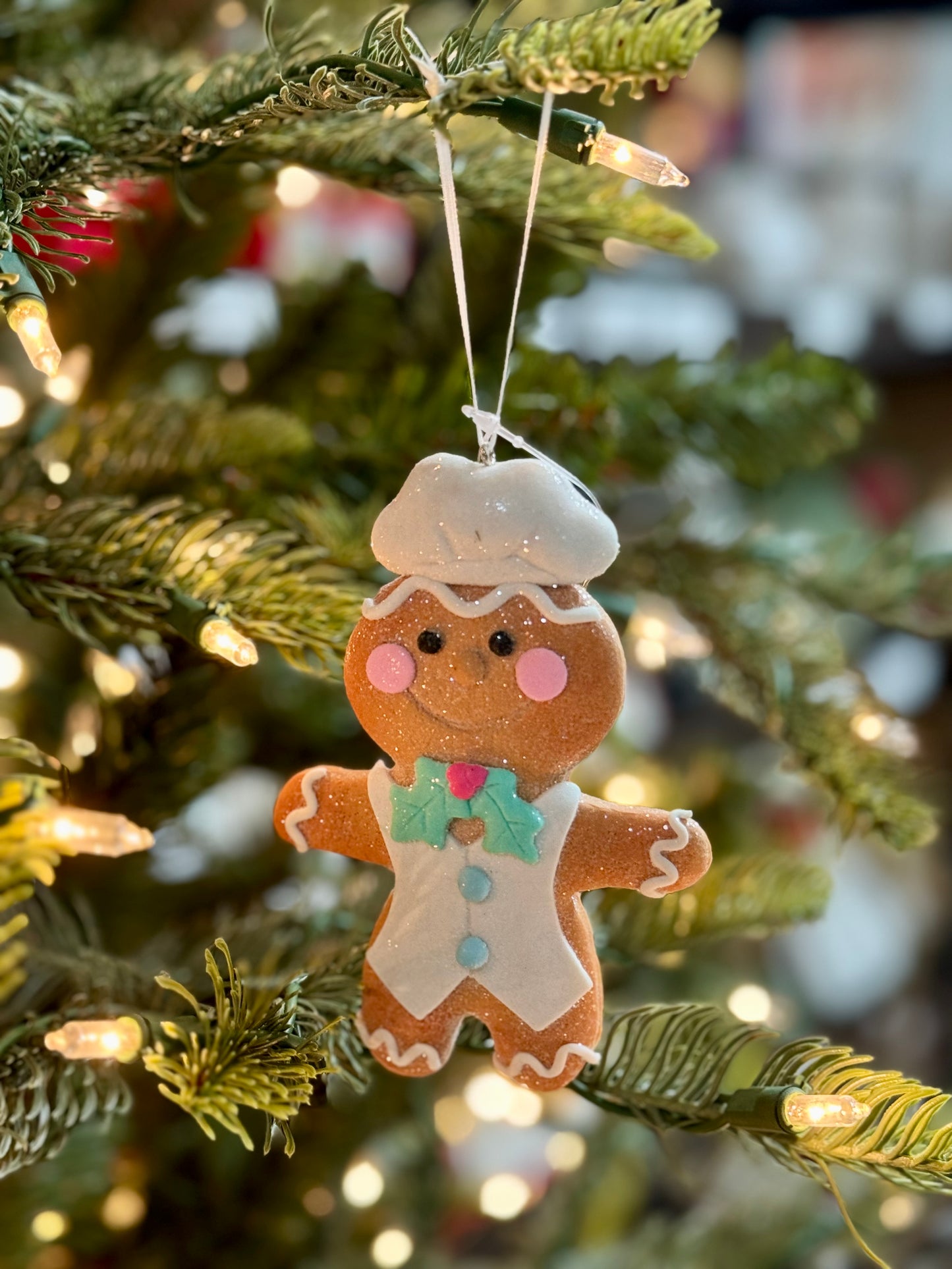 4.75 Inch Clay Gingerbread Cookie Ornament Boy Or Girl