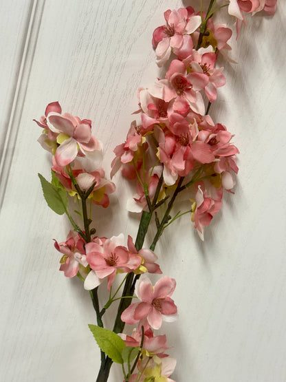 40 Inch Pink Cherry Blossom Spray