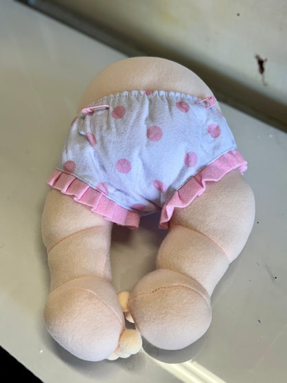 Baby Bottom Pink Polka Dot Wreath Kit Girl