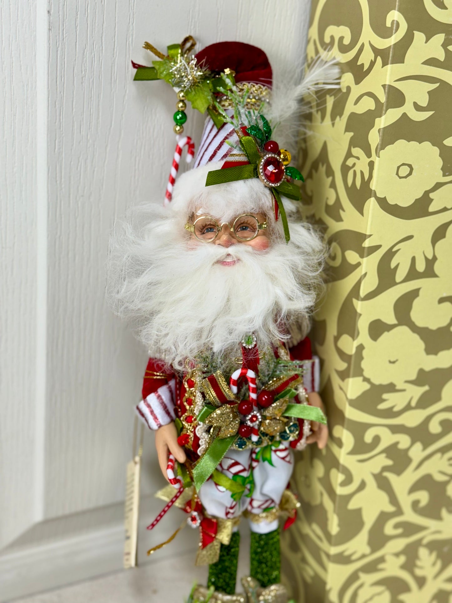 Mark Roberts 14 Inch Northpole Candy Cane Elf