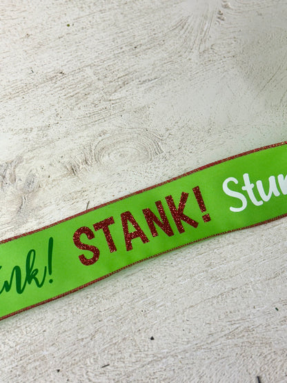 2.5 Inch By 10 Yard Stink Stank Stunk Ribbon