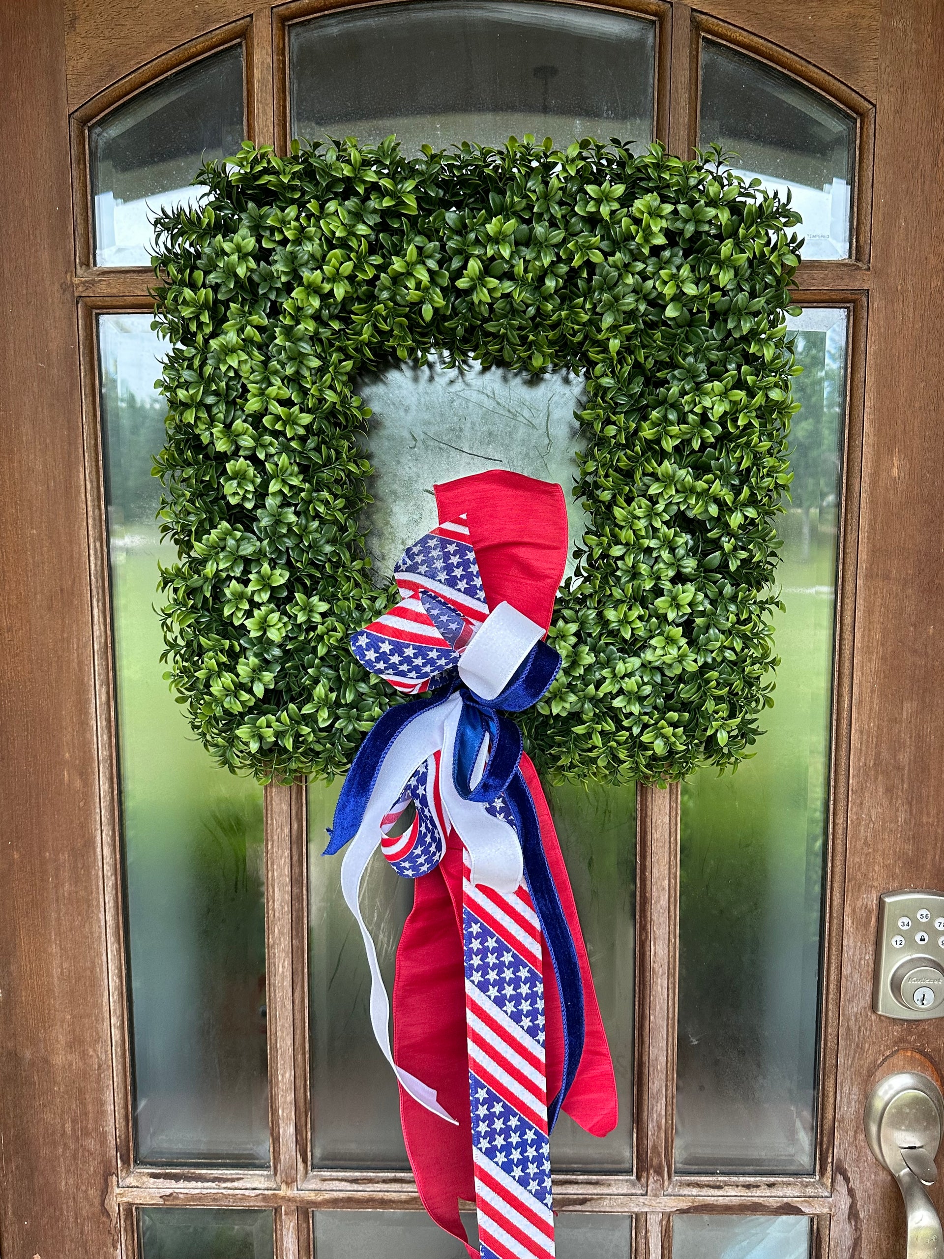20 Inch Square Boxwood Wreath