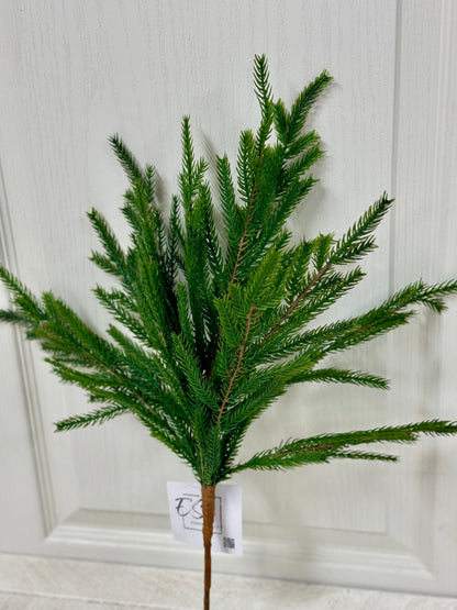 20 Inch Artificial Norfolk Pine Spray