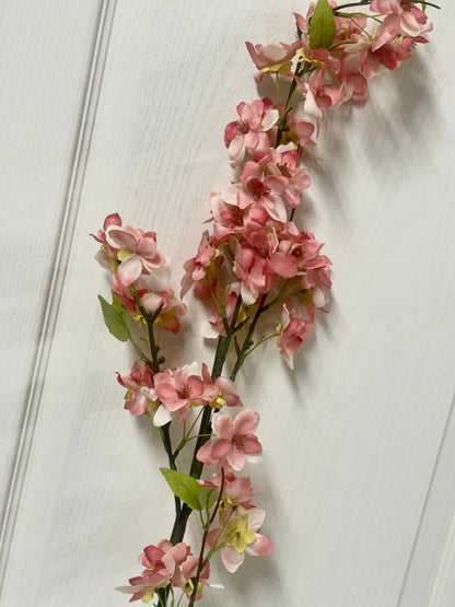 40 Inch Pink Cherry Blossom Spray