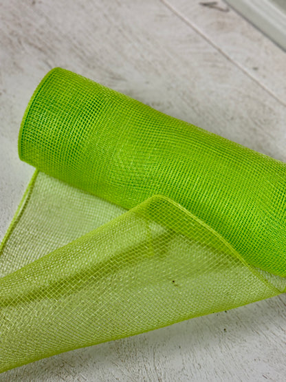 10 Inch By 10 Yard Apple Green Mesh