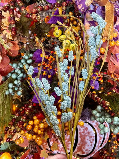 31 Inch Blue Bristle Grass Spray