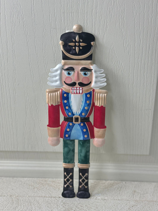 12 Inch Traditional Metal Nutcracker Sign