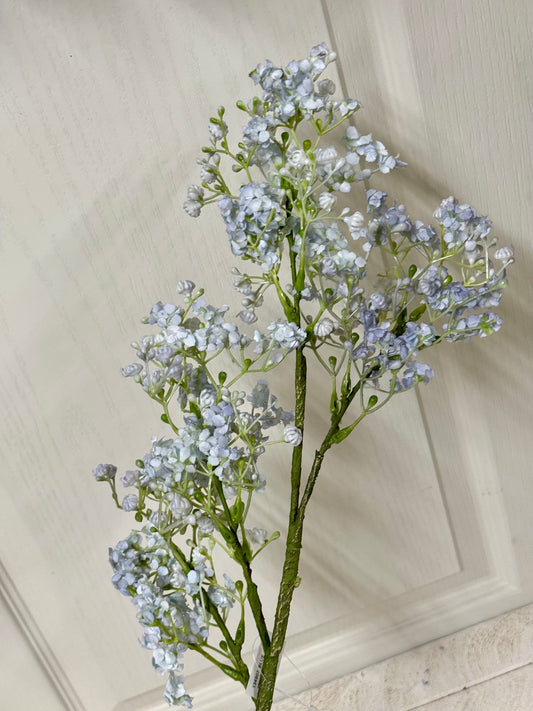 24 Inch Blue Baby's Breath Spray