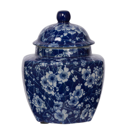 Blue And White Decorative Porcelain Jars Three Styles
