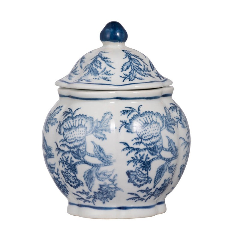 Blue And White Decorative Porcelain Jars Three Styles