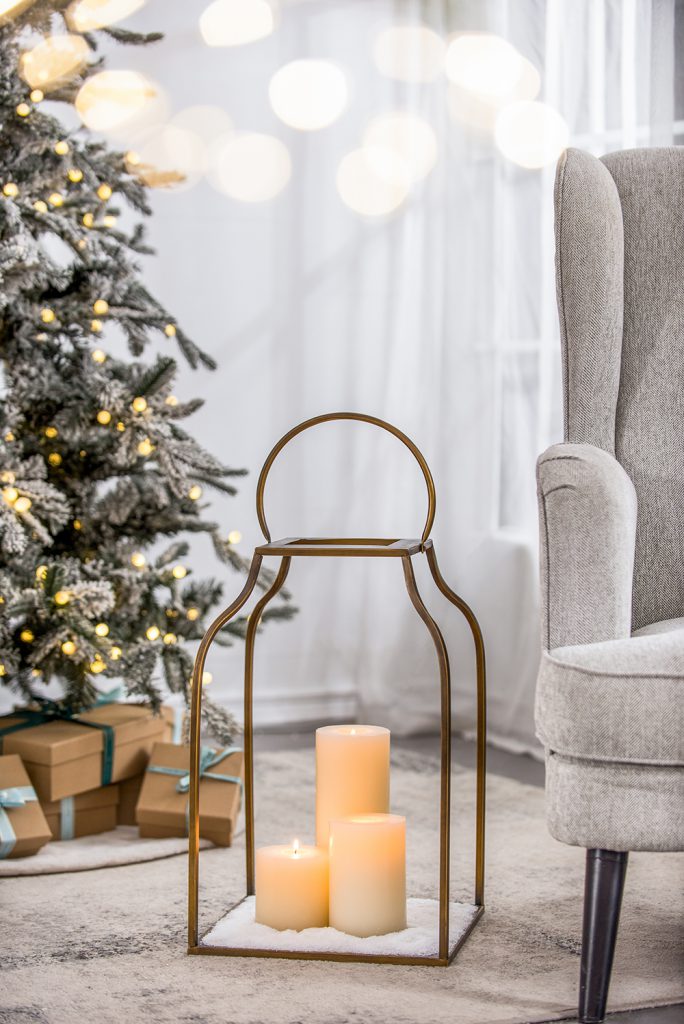 Gold King Cottage Lanterns Two Sizes