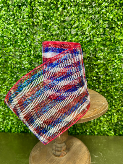 6 Inch by 20 Yard Old Glory Glamour Netting