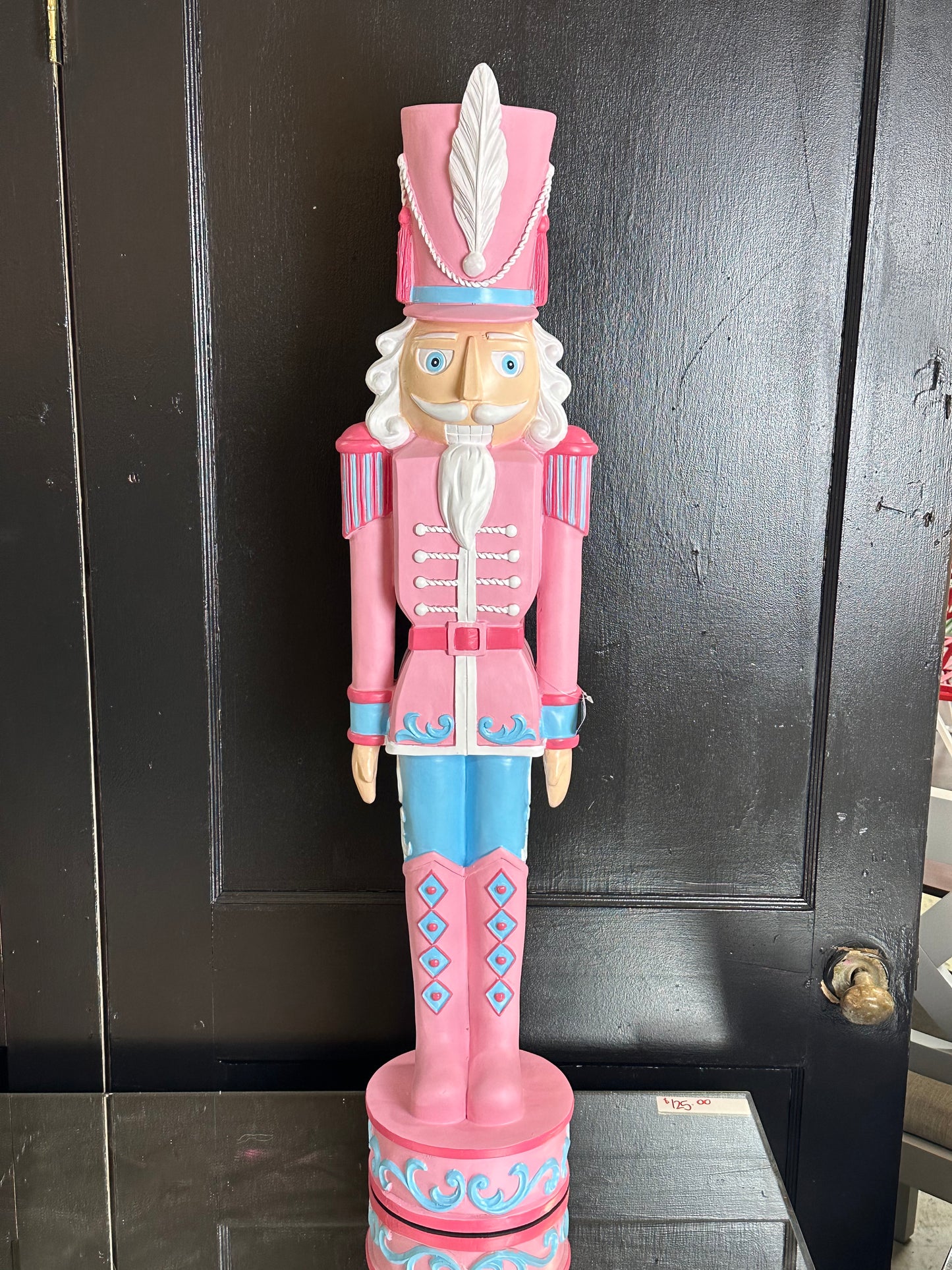 Sugar Confection Resin Three Foot Nutcracker