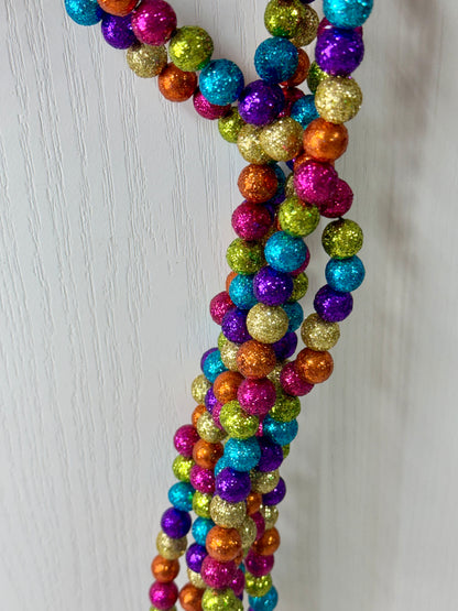 48 Inch Fiesta Hanging Glitter Ball Spray