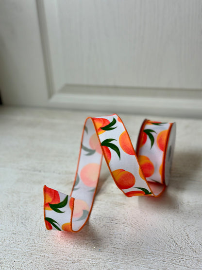 1.5 Inch By 10 Yard Peaches Ribbon