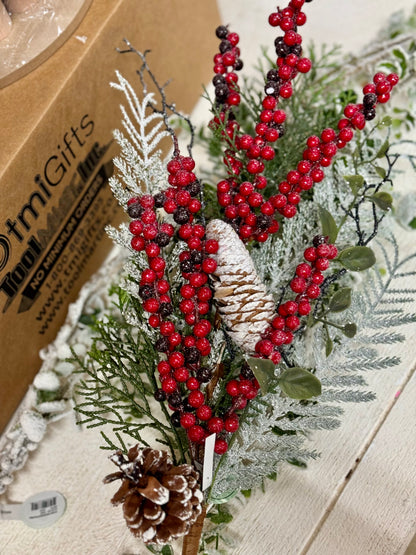 Tarnation Creations Cardinal Christmas Arrangement Box