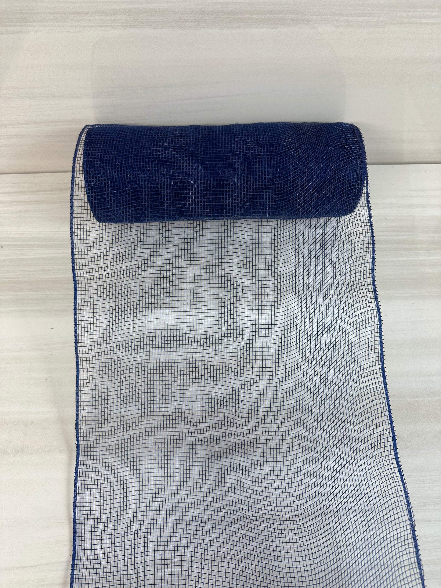 10 Inches By 10 Yards Navy Blue Mesh