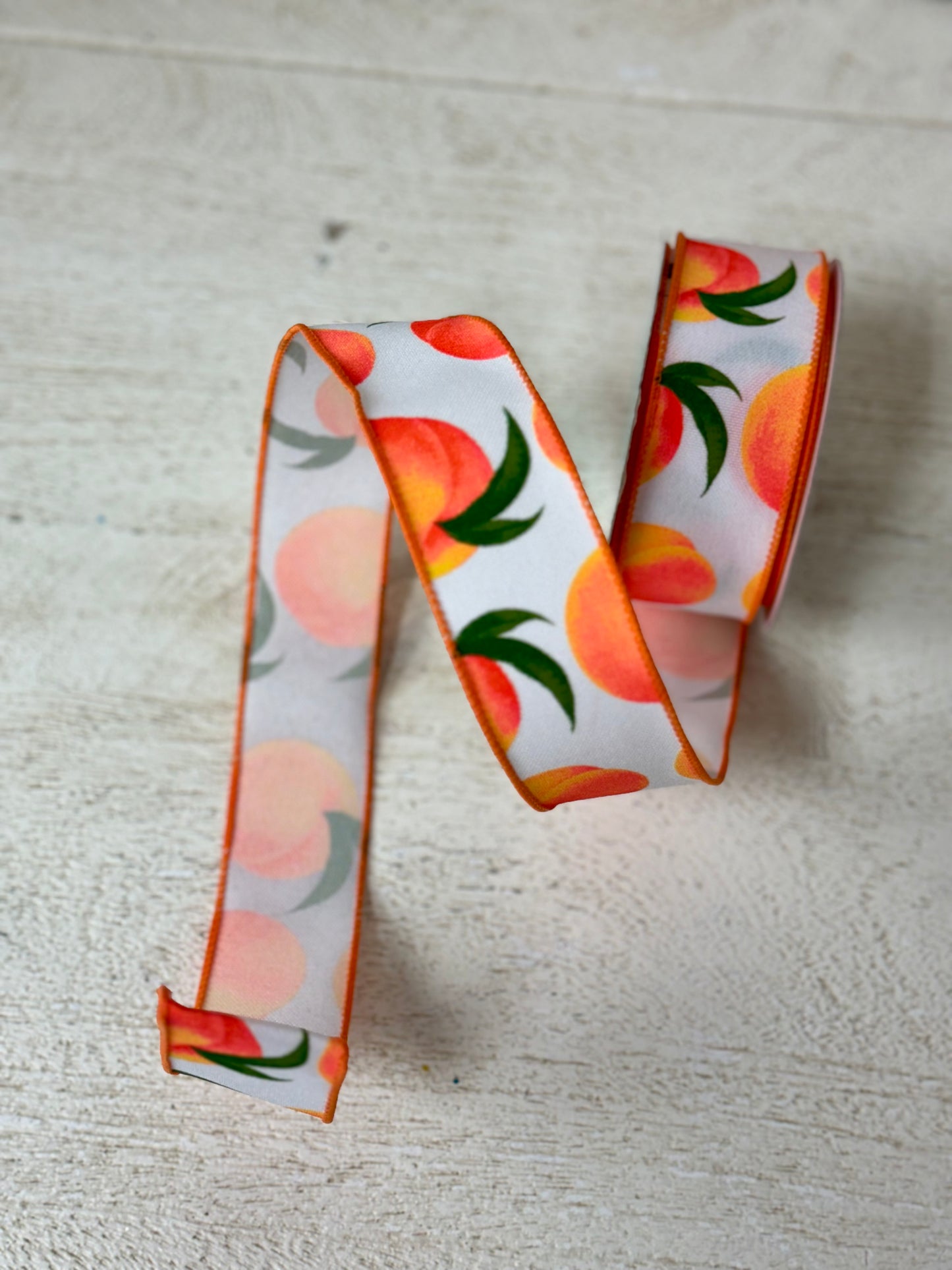 1.5 Inch By 10 Yard Peaches Ribbon