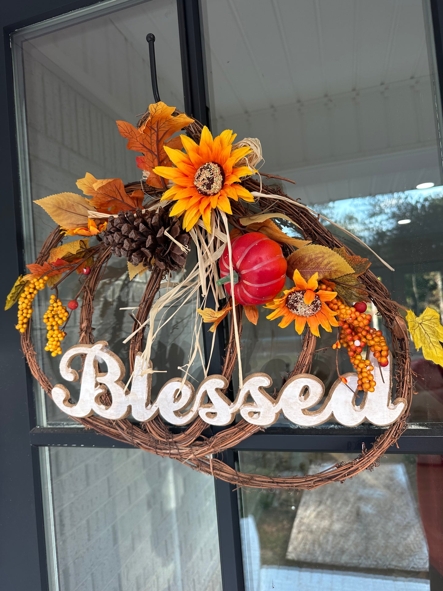 Blessed Pumpkin Vine Wreath