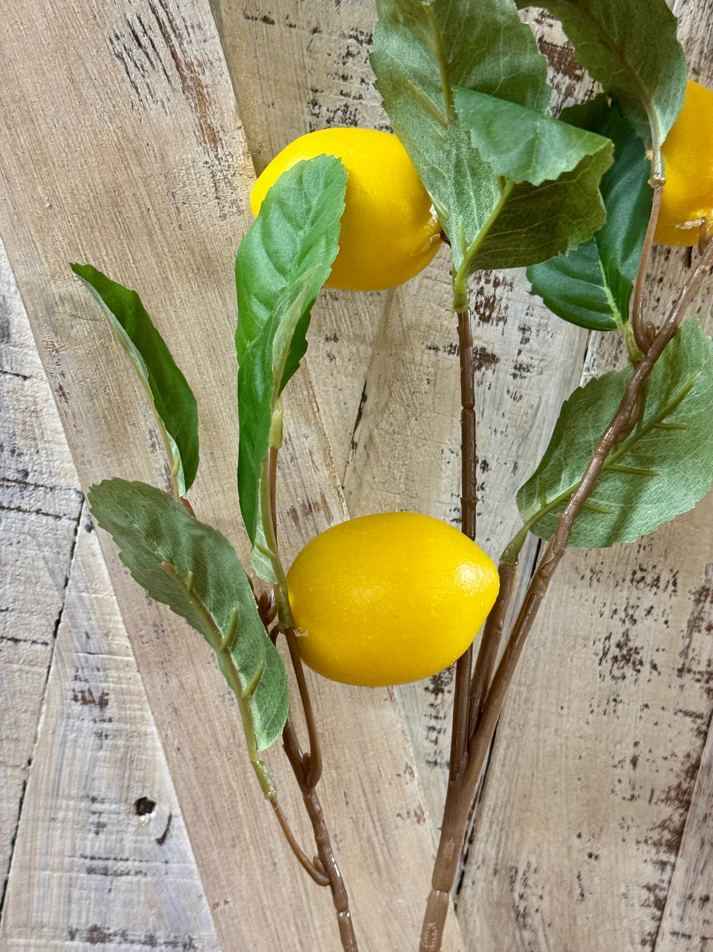 33.5 Inch Yellow Lemon Spray