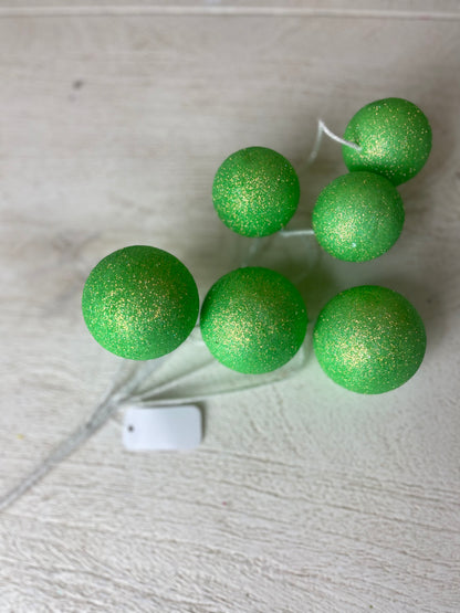 Light Green Glitter Ball Spray