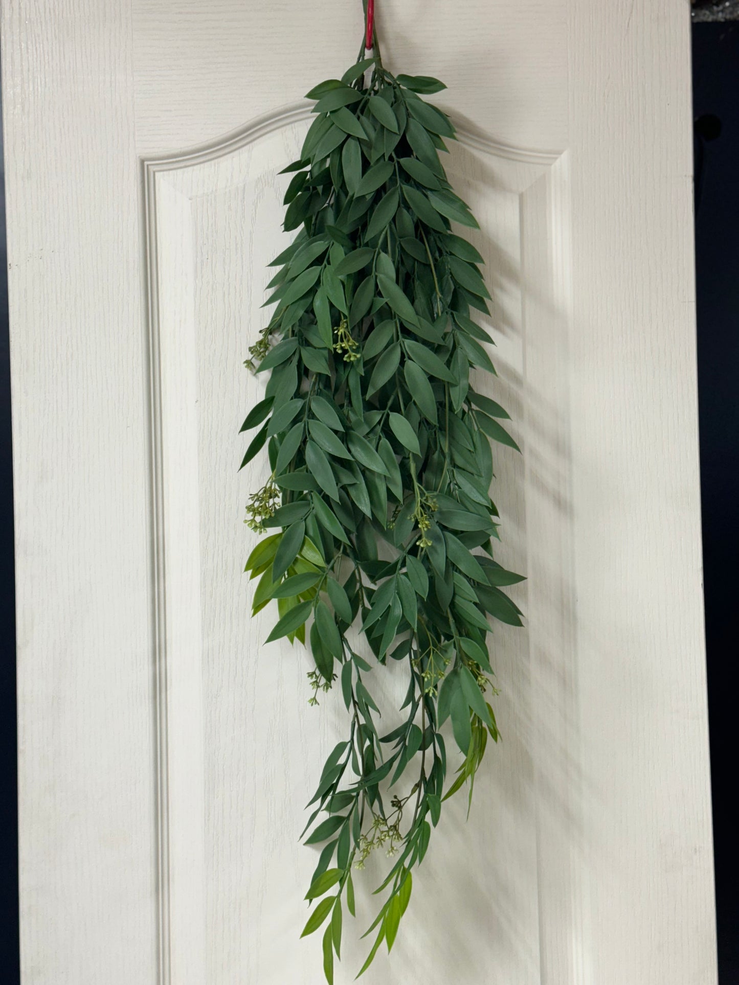 36 Inch Ruscus Floral Hanging Bush