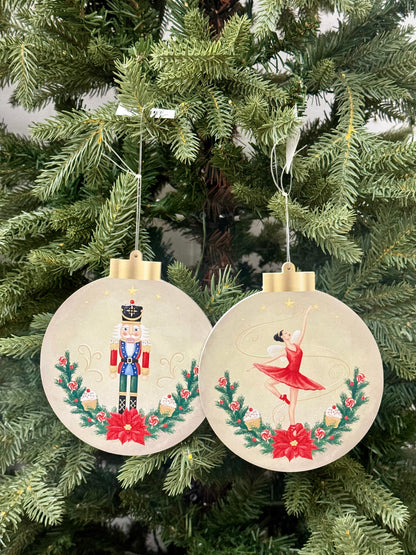 5.5 Inch Double Sided Nutcracker Ornaments Two Styles