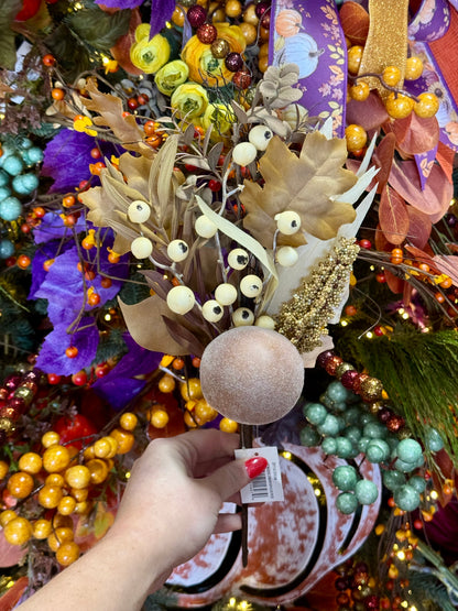 14 Inch Fall Mushroom Berry Pick