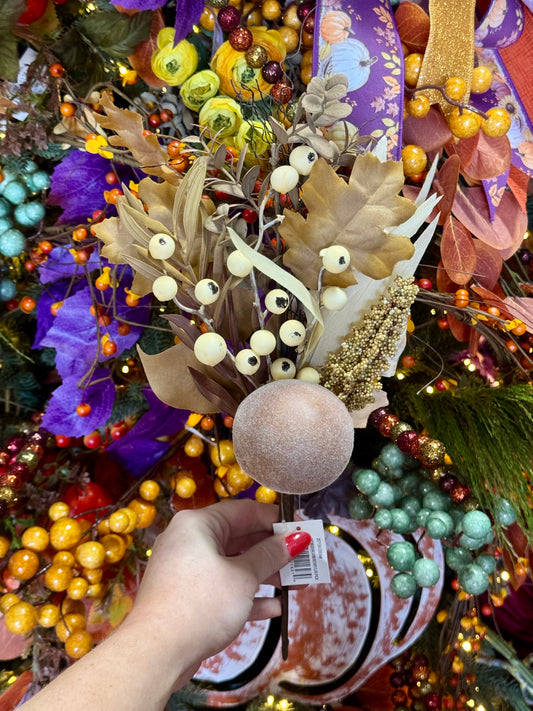 14 Inch Fall Mushroom Berry Pick