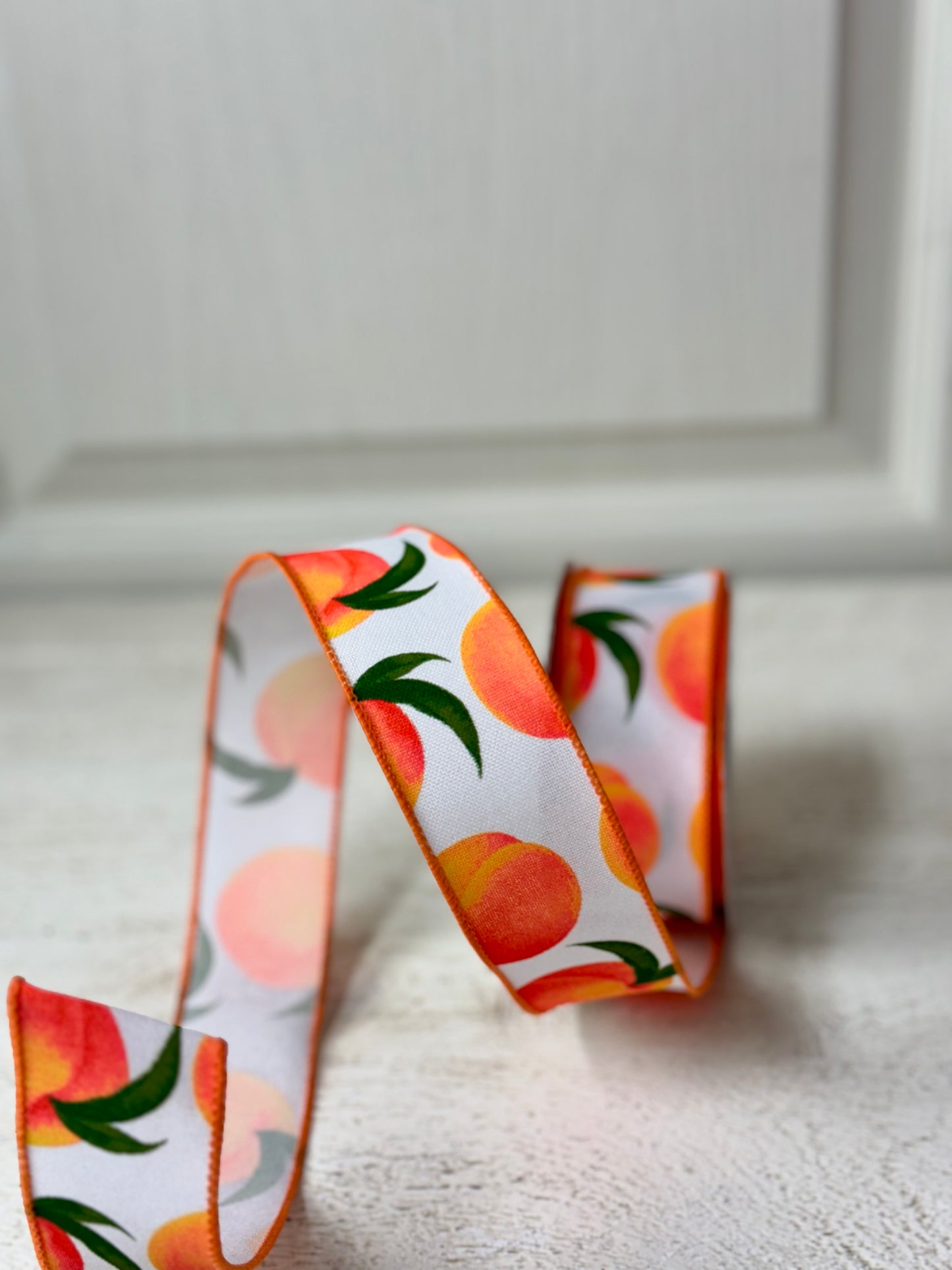 1.5 Inch By 10 Yard Peaches Ribbon